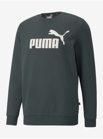 Tmavozelená pánska mikina Puma