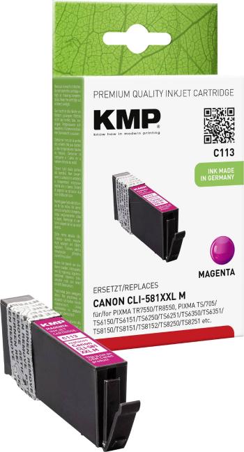 KMP Ink náhradný Canon CLI-581M XXL kompatibilná  purpurová C113 1578,0206