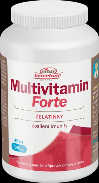Vitar Veterinae Multivitamín Forte želatínky 40 ks