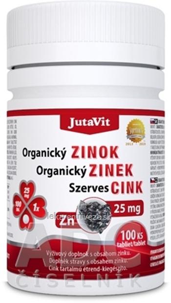 JutaVit Organický Zinok 25 mg tbl 1x100 ks