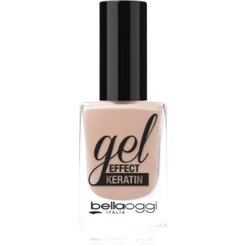 bellaoggi Gel Effect Keratin Nail Polish lak na nechty odtieň Nude Look 10 ml