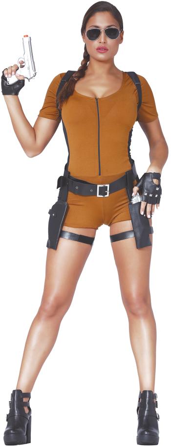 Guirca Kostým Lara Croft Veľkosť - dospelý: L/XL
