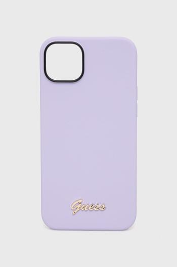 Puzdro na mobil Guess Iphone 14 Plus 6,7" fialová farba