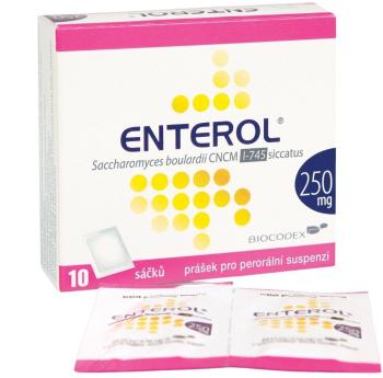 Enterol 250 mg prášok na perorálnu suspenziu, vrecúšky 10 ks