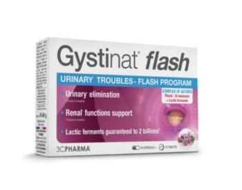 Gystinat Flash pri problémoch s močením 10 kapsúl a 10 tabliet