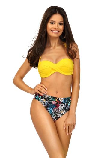 Viacfarebné vzorované push-up bikiny Lora