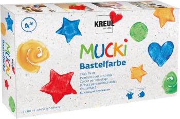 Kreul Mucki Sada prstových farieb 6 x 80 ml