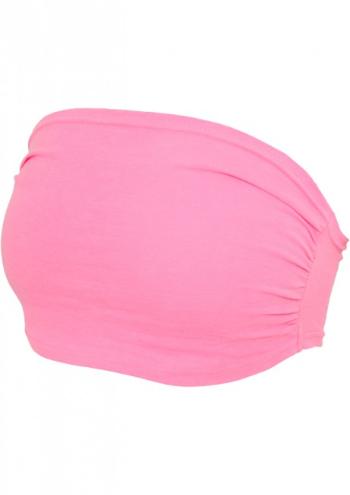 Urban Classics Ladies Neon Bandeau Top neonpink - XL