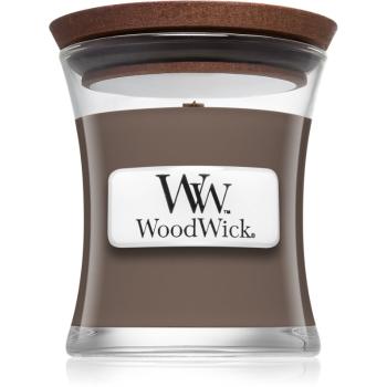 Woodwick Sand & Driftwood vonná sviečka s dreveným knotom 85 g