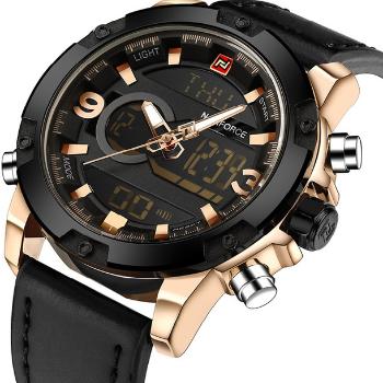 NAVIFORCE Hodinky NAVIFORCE Gentleman KP2837 čierna