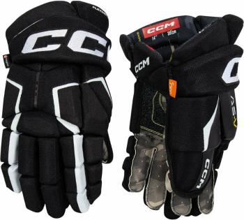 CCM Hokejové rukavice Tacks AS-V SR 14 Black/White