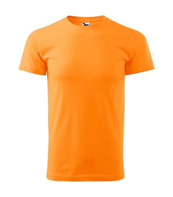 MALFINI Pánske tričko Basic - Mandarínkovo oranžová | XS