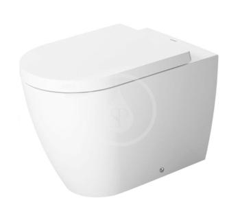 DURAVIT - ME by Starck Stojace WC, zadný odpad, s HygieneGlaze, biela/matná biela 2169099000