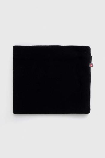 Šál komín 4F dámsky, čierna farba, jednofarebný