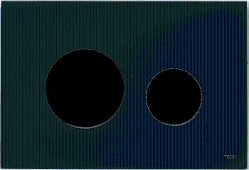 Kryt ovládacieho tlačidla Tece Loop sklo v čiernej farbe 9240674