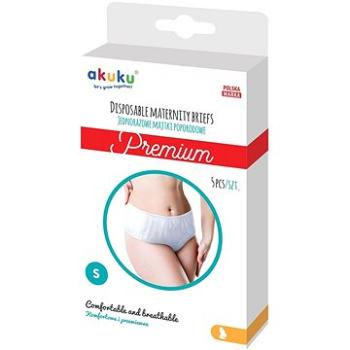 AKUKU jednorazové popôrodné nohavičky Premium veľ. S, 5 ks (5907644005499)