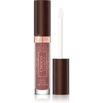 Eveline Cosmetics Choco Glamour hydratačný lesklý rúž odtieň 02 deep Cherry Chocolate 4,5 ml