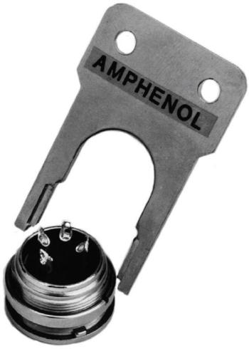 Amphenol N 45 091-000 1 montážny kľúč pre guľatý faston  Séria konektoru: N45  1 ks