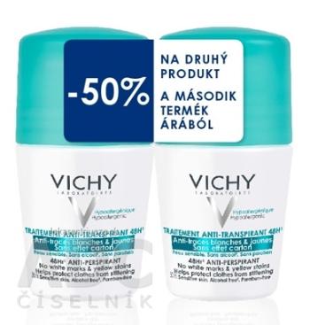 VICHY DEO ROLL-ON 48 HOD. Anti-traces DUO 14 antiperspirant (-50% na druhý produkt) 2x50 ml