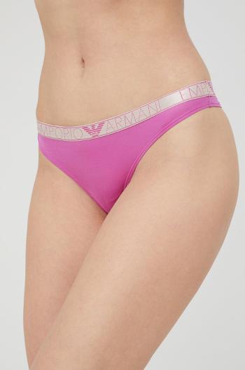Tangá Emporio Armani Underwear fialová farba,