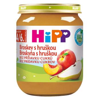 HIPP Bio broskyňa s hruškou 4/6m 125 g