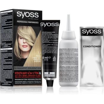 Syoss Color permanentná farba na vlasy odtieň 7_1 Natural Medium Blond 1 ks