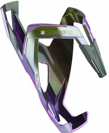 Elite Cycling Custom Race Plus Bottle Cage Shiny Green Violet