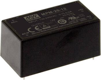Mean Well MPM-20-3.3 sieťový zdroj AC/DC do DPS 3.3 V/DC 4.5 A 14.9 W