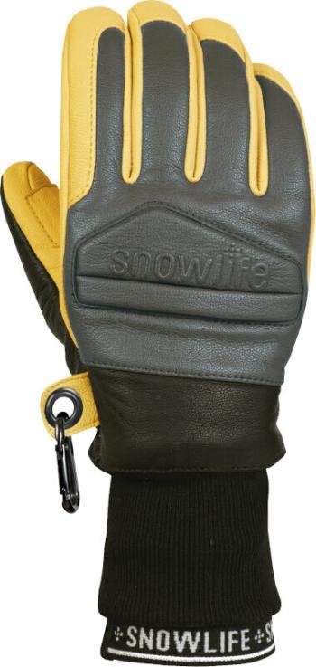 Snowlife Classic Leather Glove Charcoal/DK Nomad M Lyžiarske rukavice