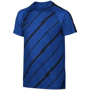 Nike  Tričká s krátkym rukávom Dry Squad GX1  Modrá