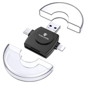 VIKING V4 USB 3.0 4 v 1 čierna (VR4V1B)