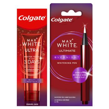 COLGATE Max White set - Ultra Complete zubná pasta 50 ml + Max White Overnight bieliace pero 2.5 ml