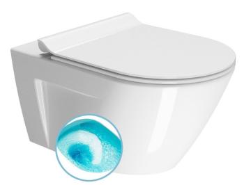 GSI - NORM závesná WC misa, Swirlflush, 36x55 cm, biela ExtraGlaze 861511