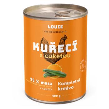 LOUIE Konzerva pre psy kuracie s cuketou 400 g