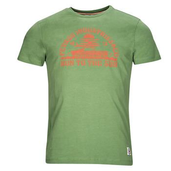 Petrol Industries  Tričká s krátkym rukávom T-Shirt SS  Zelená