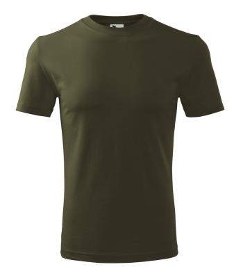 MALFINI Pánske tričko Classic New - Military | S