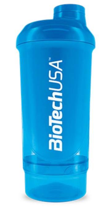 BioTechUSA ŠEJKER COMPACT modrý 500 ml + 150 ml