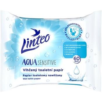 LINTEO vlhčený toaletný papier Aqua Sensitive 60 ks (8595686303146)
