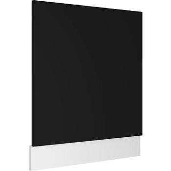 Panel na umývačku čierny 59,5×3×67 cm drevotrieska 802563
