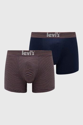 Boxerky Levi's 2-pak pánske, ružová farba