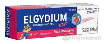 Elgydium Kids gel.ZP s fluorin.2-6 let 50 ml jahoda