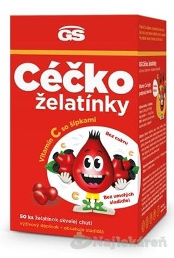 GS CÉČKO želatínky vitamín C so šípkami 50 ks