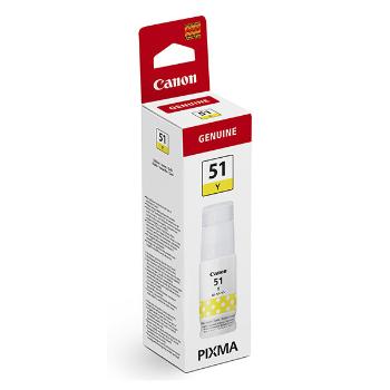 Canon originál ink 4548C001, yellow, 7700str., 70ml, GI-51 Y, Canon PIXMA G1520, G1560, G2520, G2560, G3520, G3560, žltá