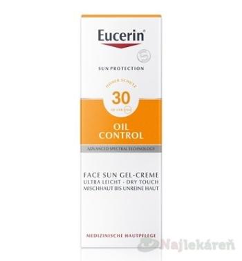 Eucerin SUN OIL CONTROL SPF 30 krémový gél 50ml