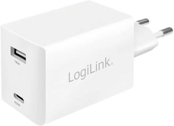 LogiLink PA0230 PA0230 USB nabíjačka do zásuvky (230 V) Výstupný prúd (max.) 3 A 2 x  USB Power Delivery (USB-PD)