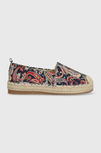 Espadrilky Answear Lab tmavomodrá farba