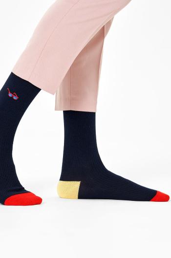 Ponožky Happy Socks pánske, čierna farba