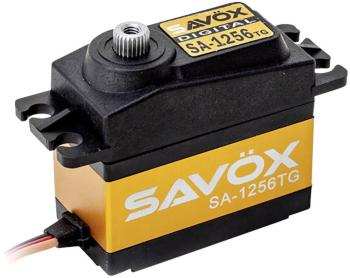 Savöx štandardné servo SA-1256TG digitálne servo Materiál prevodovky: kov Zásuvný systém: JR