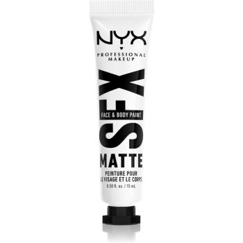 NYX Professional Makeup Limited Edition Halloween 2022 SFX Paints krémové tiene na tvár a telo odtieň 06 White Frost 15 ml