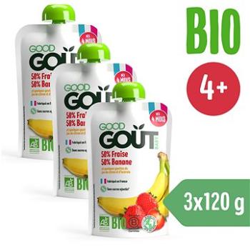 Good Gout BIO Jahoda s banánom (3× 120 g) (8594200262631)